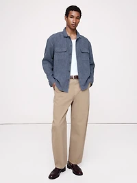 Relaxed-Fit Linen Resort Shirt
