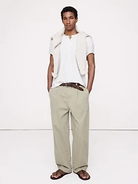 Mesh Henley T-Shirt