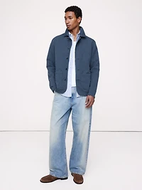 Italian Linen-Cotton Shirt Jacket