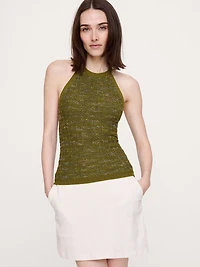 Tie-Neck Halter Tank