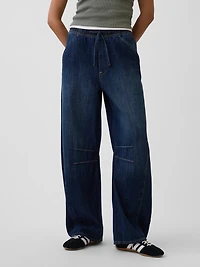 Mid Rise Easy Horseshoe Jeans