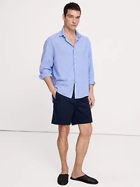 Relaxed-Fit Stripe Seersucker Shirt