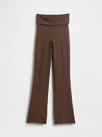 GapFit Smooth Foldover Mini Flare Leggings