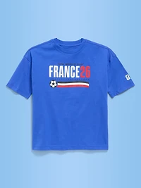 FIFA World Cup 26™ France Oversized Graphic T-Shirt for Boys