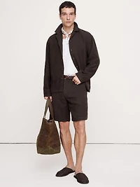 Relaxed-Fit Linen Long-Sleeve Resort Shirt