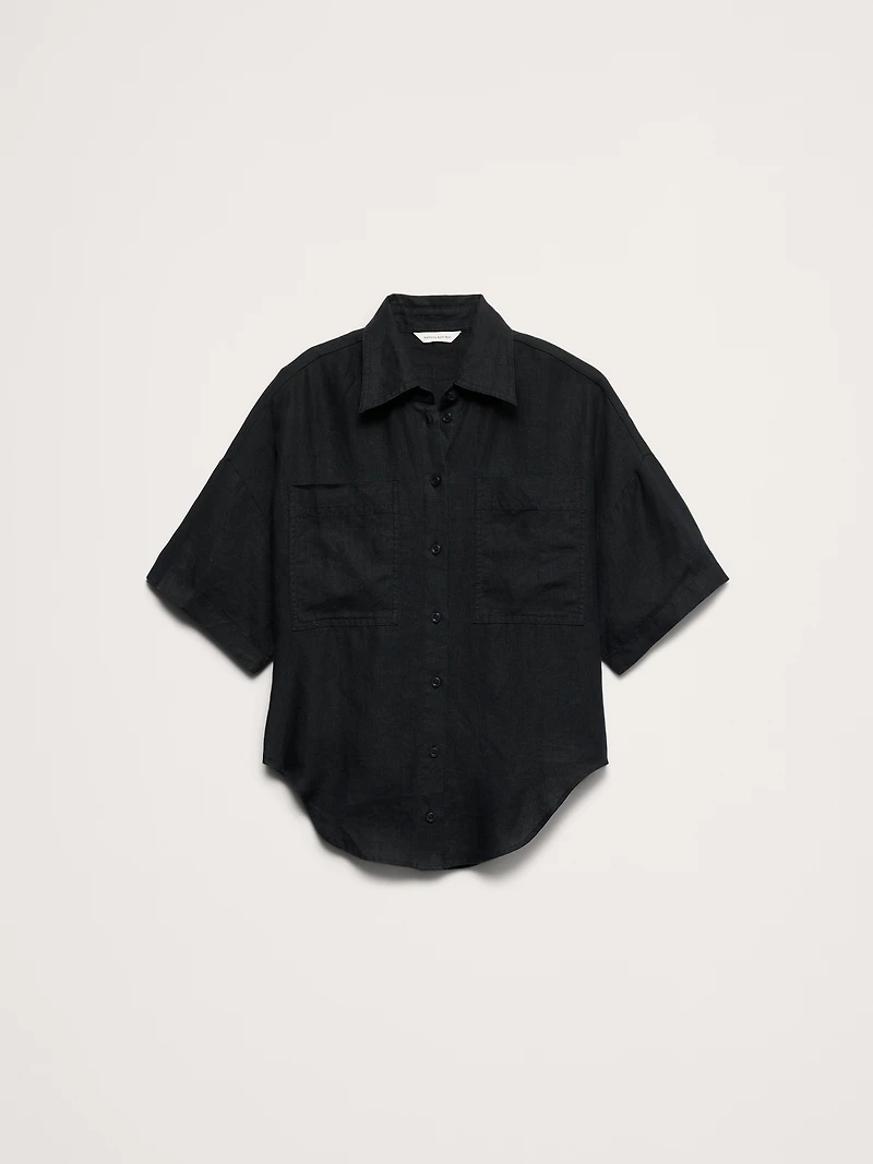 Linen Short-Sleeve Shirt