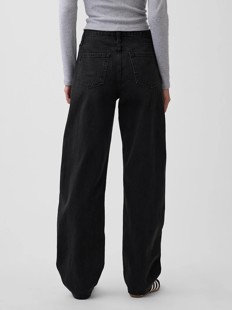 High Rise Barrel Jeans