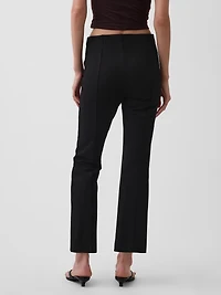 High Rise Double Knit Crop Kick Pants