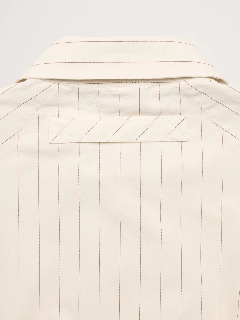 Cotton Poplin Bomber Jacket