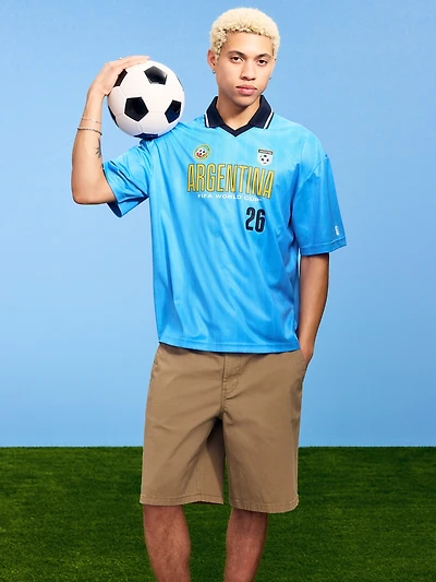 FIFA World Cup 26™ Argentina Lifestyle Collared Jersey T-Shirt for Men