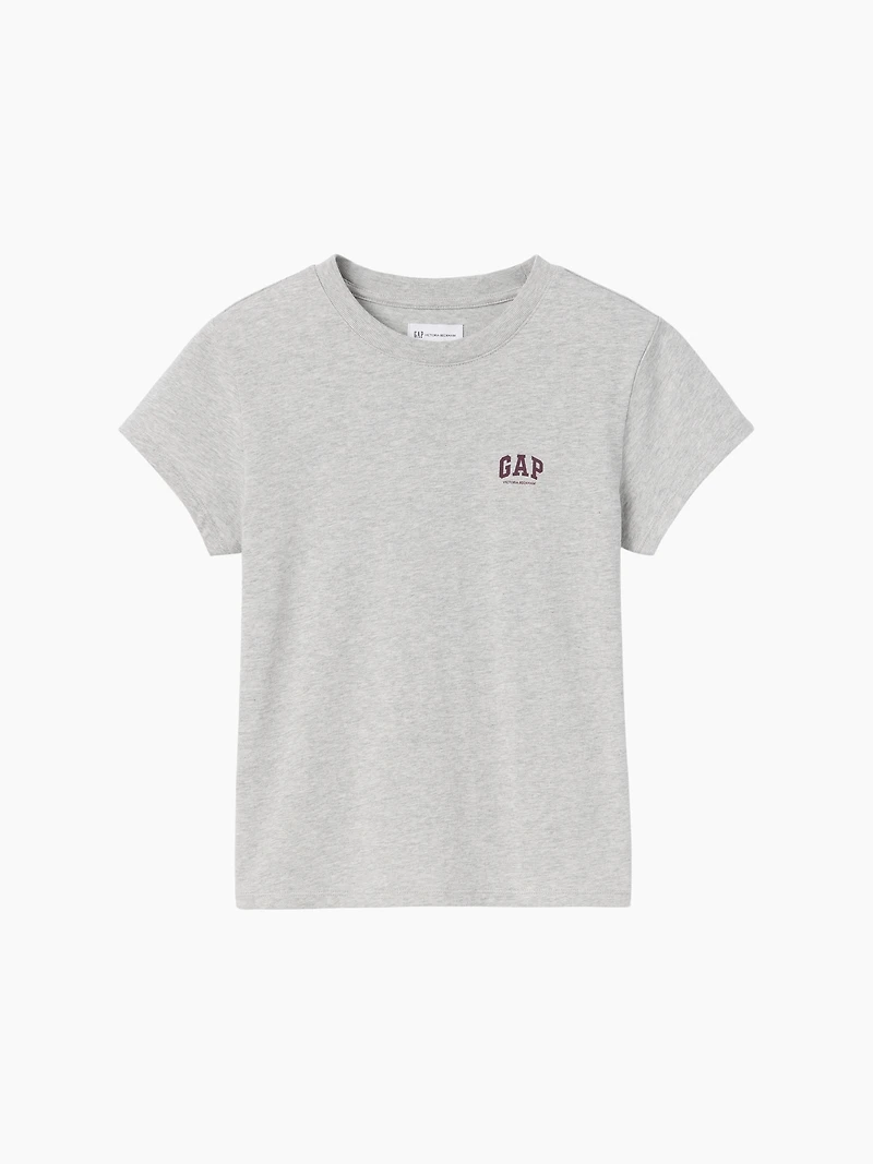× Victoria Beckham Organic Cotton Logo T-Shirt