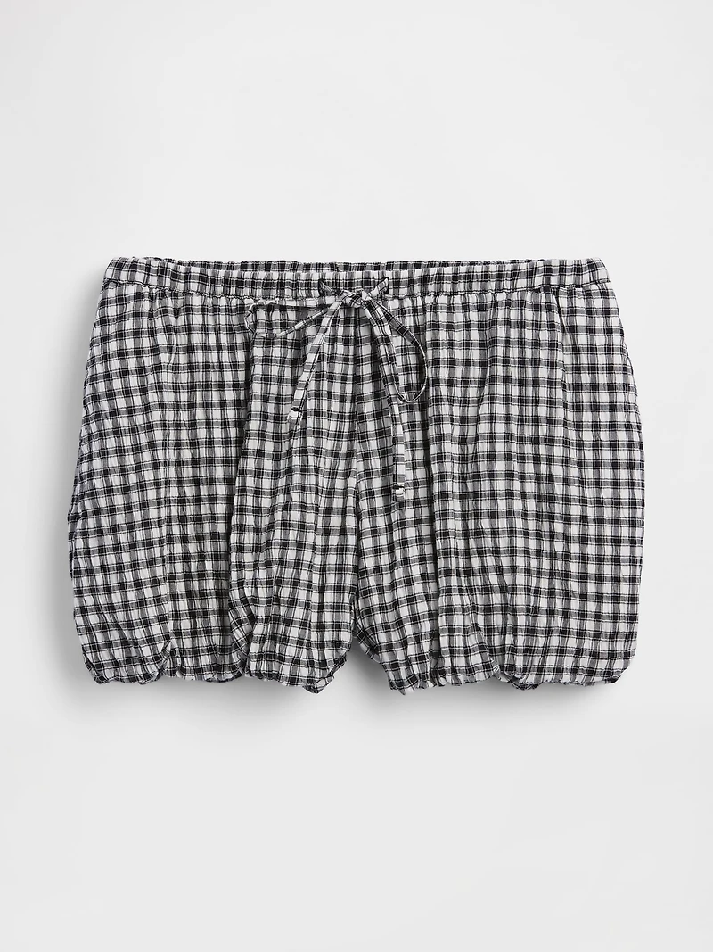 Gingham Easy Bubble Shorts