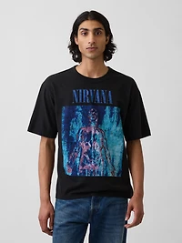 Nirvana Heavyweight Crop Graphic T-Shirt