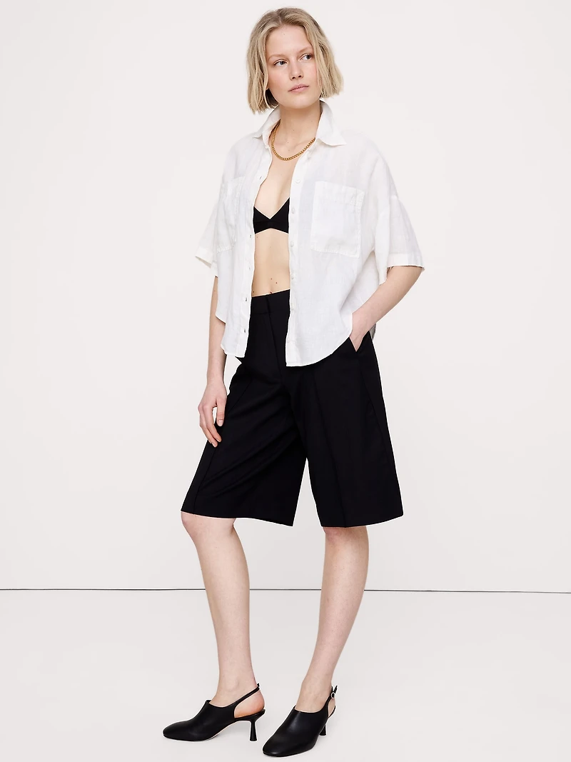 Linen Short-Sleeve Shirt