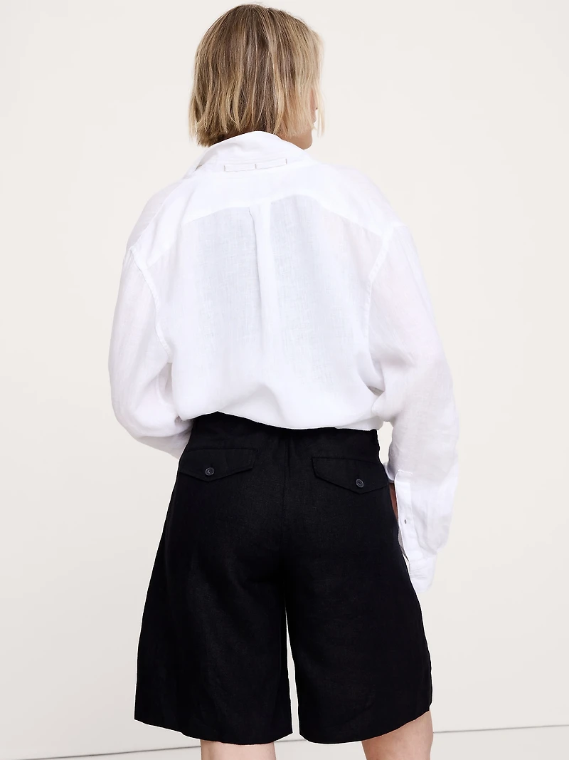 The Everyday Bermuda Short Linen