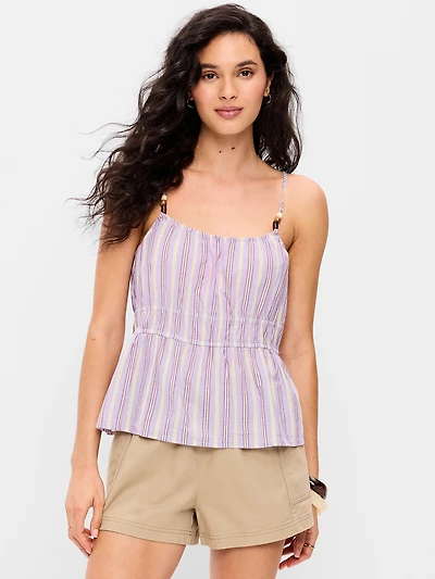 Fitted Smocked Tank Top