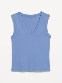 Snug Crop V-Neck Tank Top