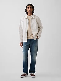 Canvas Relaxed Shirt Jacket