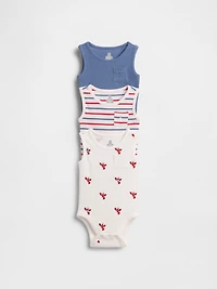 Baby First Favorites TinyRib Pocket Tank Bodysuit