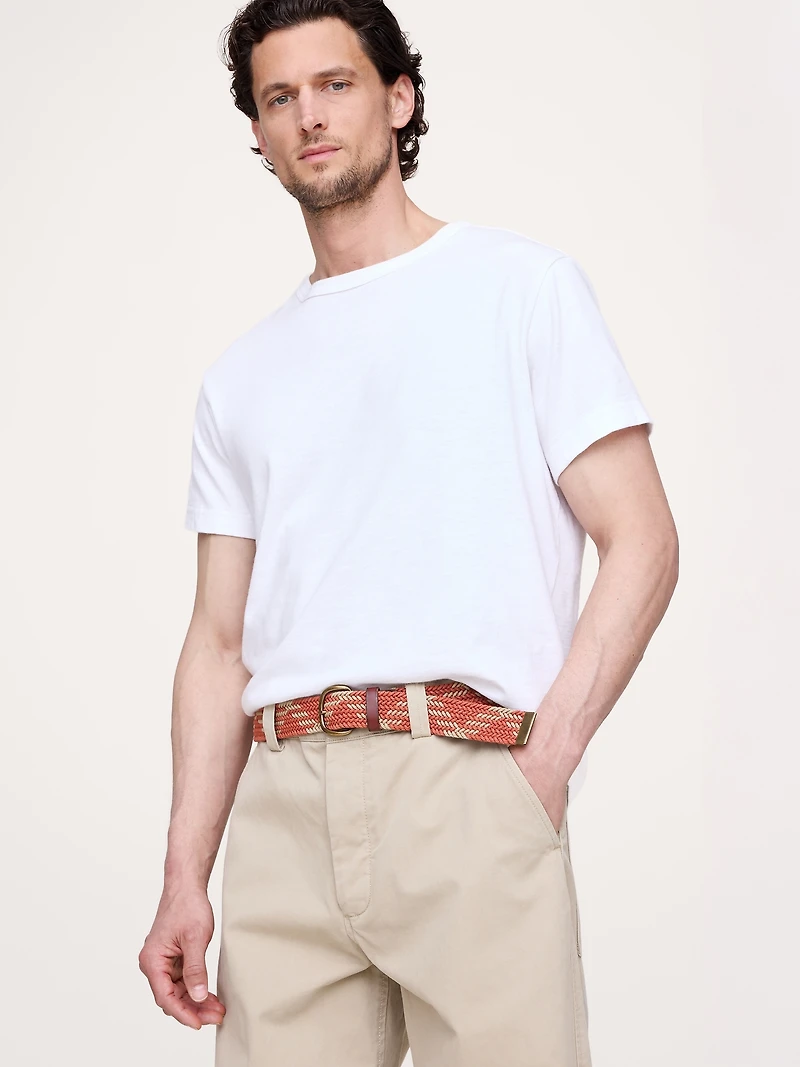 Braided Cotton Canvas Belt