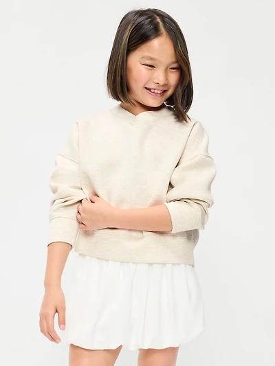 Bounce Fleece V-Neck Sweatshirt for Girls