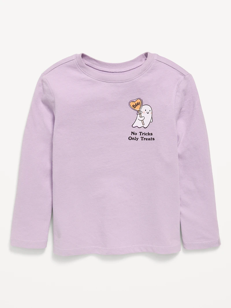 Long-Sleeve Unisex Graphic T-Shirt for Toddler