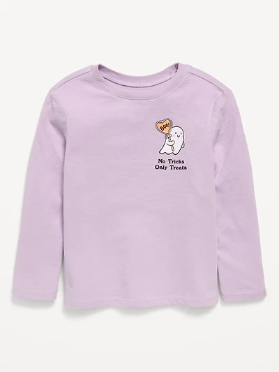 Long-Sleeve Unisex Graphic T-Shirt for Toddler