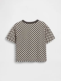 T-shirt droit à motif de damiers pour Bébé et Tout-petit