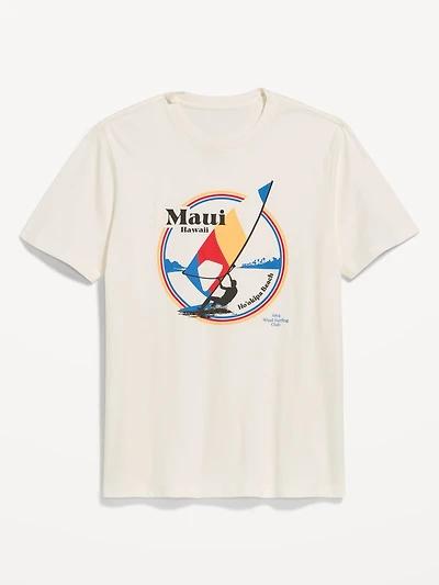 Soft-Washed Crew-Neck Graphic T-Shirt