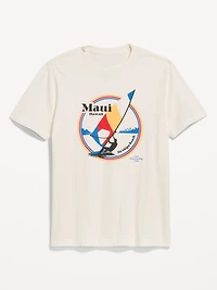 Soft-Washed Crew-Neck Graphic T-Shirt
