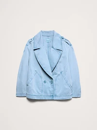 Cotton Twill Peacoat