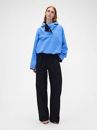 Victoria Beckham High Rise Pleated Arc Trouser