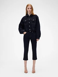 × Victoria Beckham Low Rise Capri Jeans