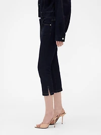× Victoria Beckham Low Rise Capri Jeans