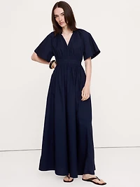 Tie-Back Maxi Dress