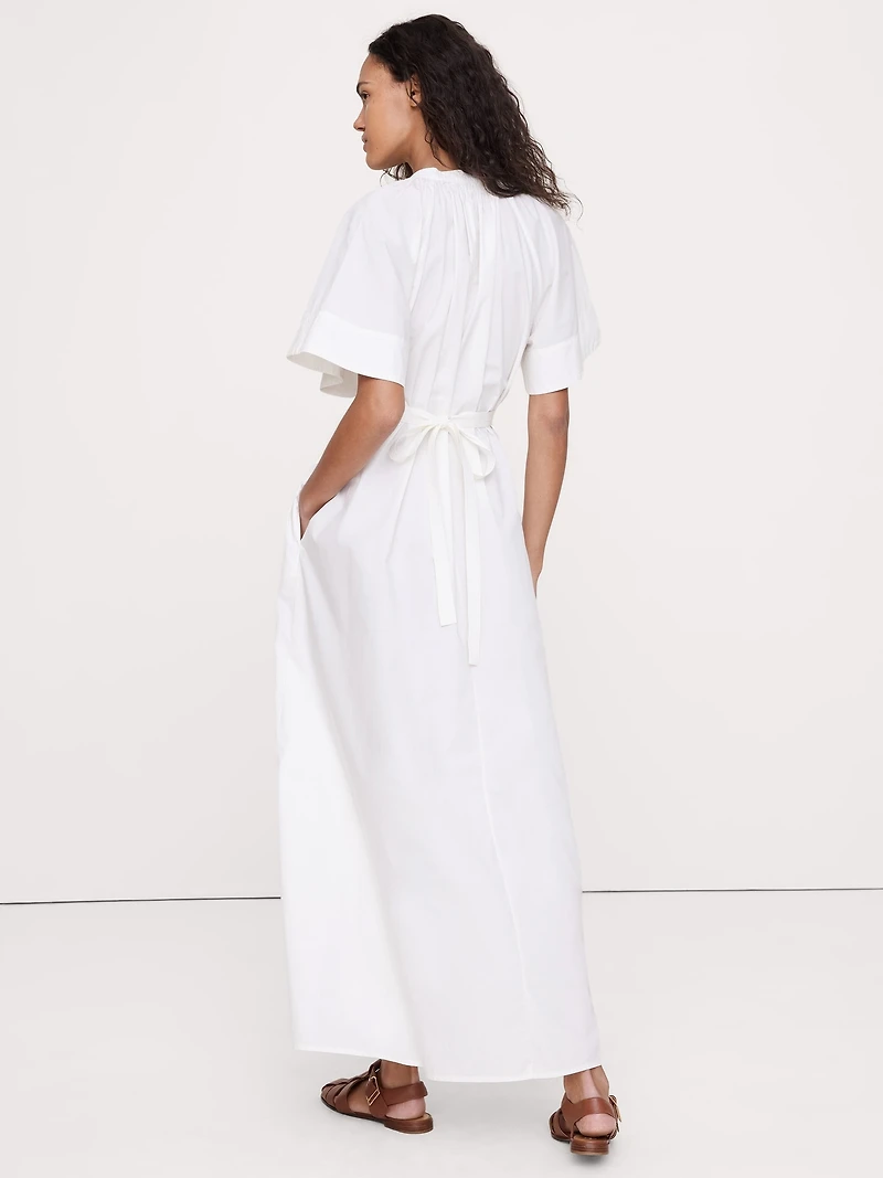Tie-Back Maxi Dress