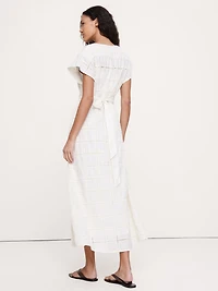 Embroidered Cotton Maxi Dress