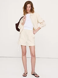 Cotton Poplin 3" Side-Tie Short