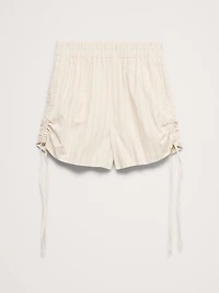 Cotton Poplin 3" Side-Tie Short