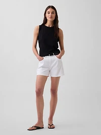 3.5" High Rise Denim Shorts