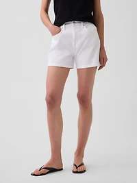 3.5" High Rise Denim Shorts