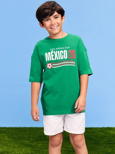 FIFA World Cup 26™ Mexico Oversized Graphic T-Shirt for Boys
