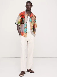 Relaxed-Fit Summerweight Cotton Resort Shirt