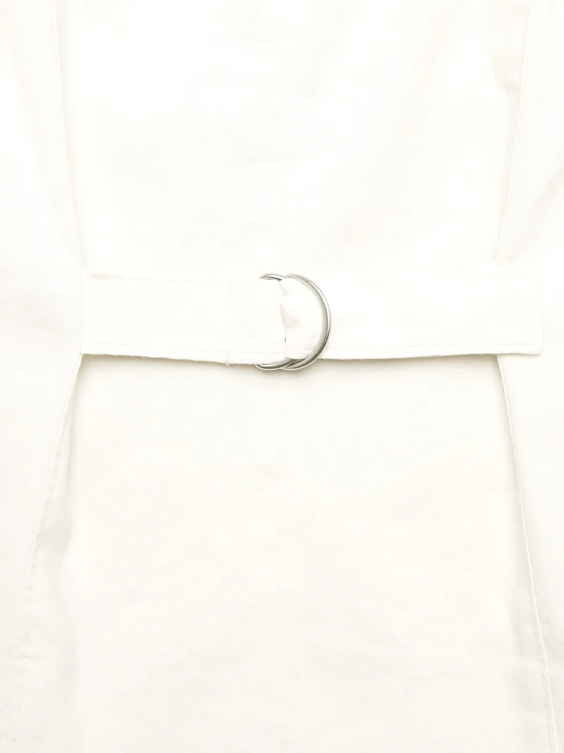 Stretch Linen-Viscose Vest