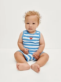 Baby Towel Terry Stripe Outfit Set