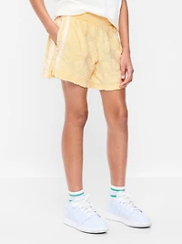 High-Waisted Textured Terry Shorts for Girls