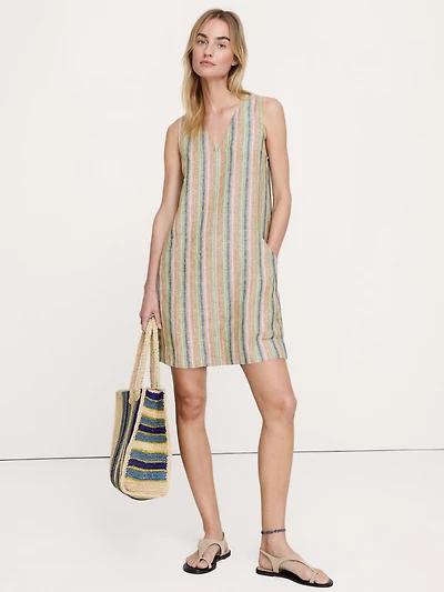 Linen Shift Dress