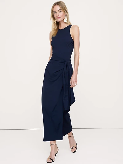 Knit Wrap Dress