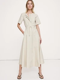 Cotton Poplin Shirt Dress