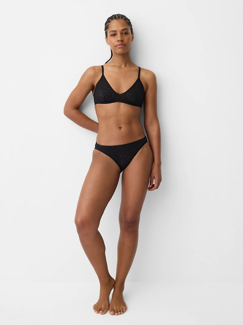 Lace Plunge Bralette